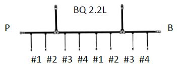 BQS2.2L Detection Harness 2m (800)