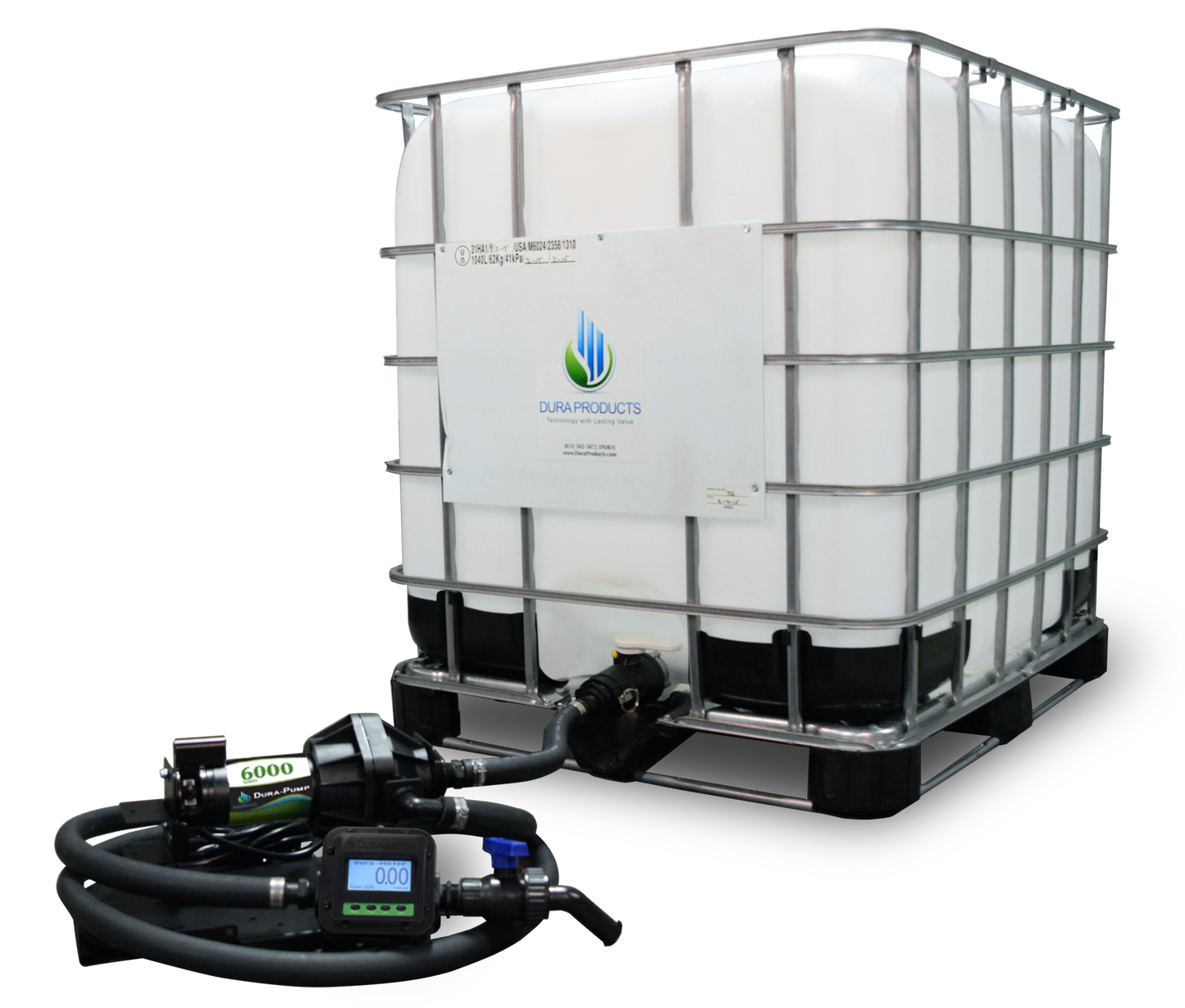 Dura-Pump Easy Caddy W/ Dura-Meter - 12 Volt (Viton)