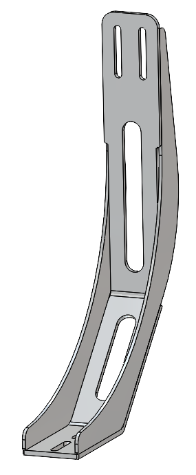 MLM Single Lamp Post Brkt