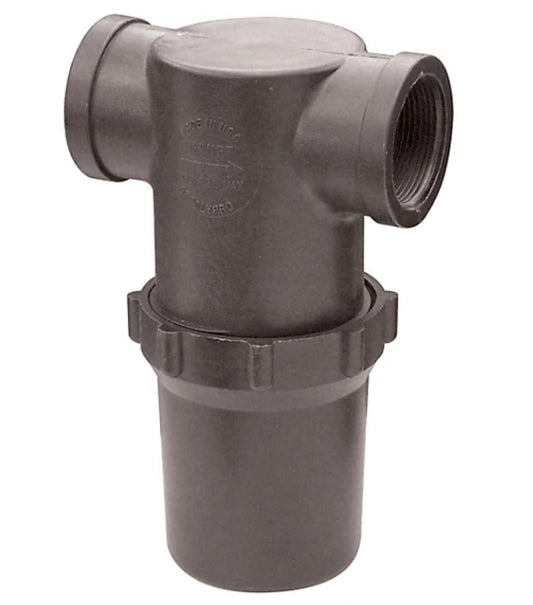 Hypro 1-1/2 in. Polypropylene Line Strainer with 50 Mesh Stainless Steel Screen