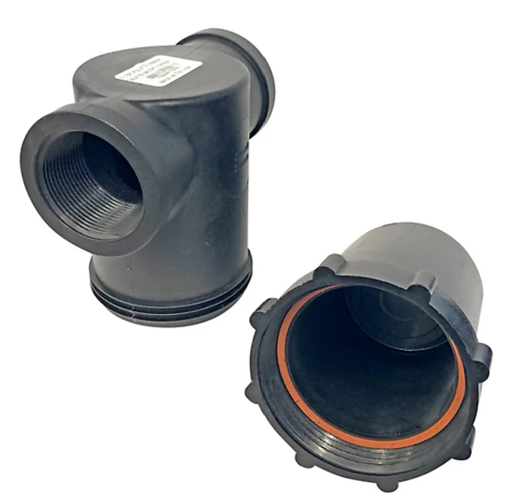 Hypro 1-1/2 in. Polypropylene Line Strainer with 50 Mesh Stainless Steel Screen