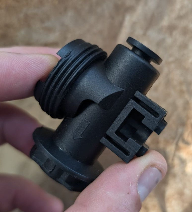 40502-NM 1/4" Push-In Tube Inlet PWM - Wilger
