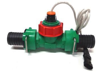 Flowmeter 10-400 L/min T6 F-F Alu 3 way TE Polmac