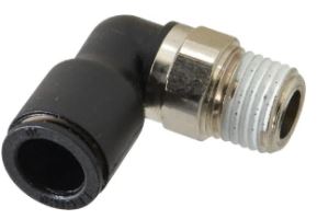 Air Coupling 1/4" Tube to 1/4" NPT 90