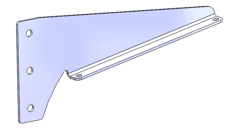 Universal Sensor Brkt 10deg. LHS