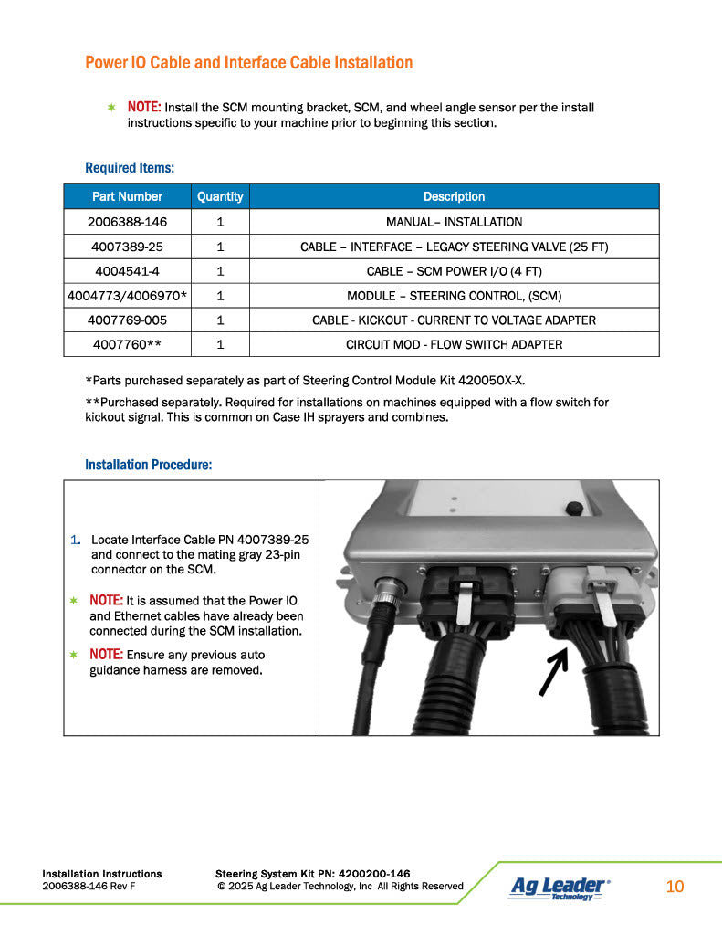 STEERCOMMAND Z2 - HYD KIT - LEGACY VALVE CONVERSION
