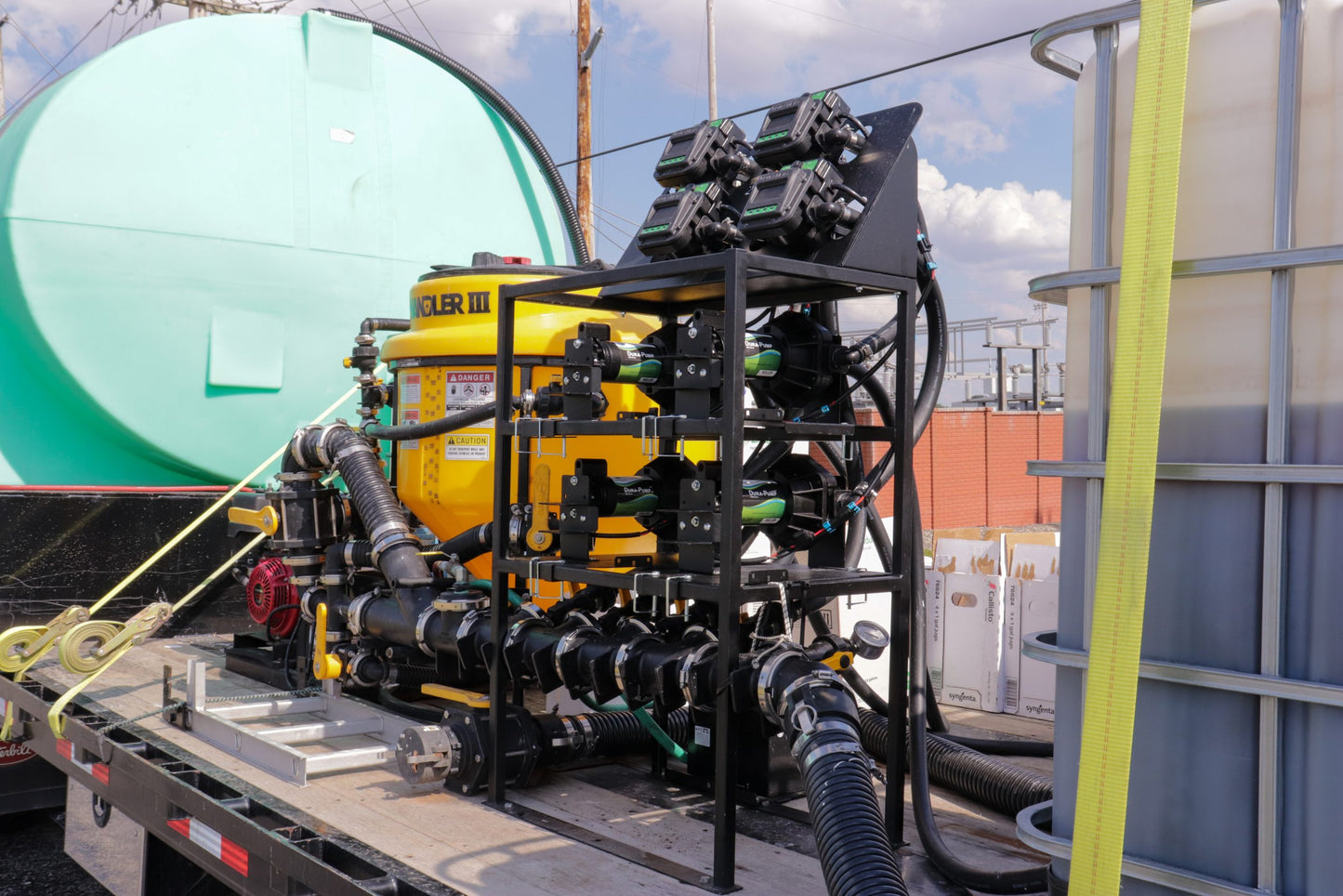 Dura - 3” Plumbed AB Direct Inject System 12V Viton 4 pump **Fully Assembled**