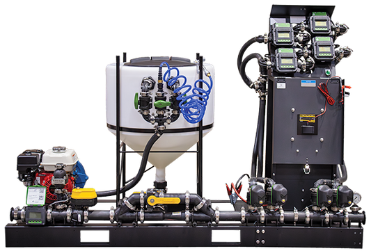 Dura - 3" 12VDC 4 Input FastBatch Multijet System Viton w/ John Blue Pump and Wet Seal