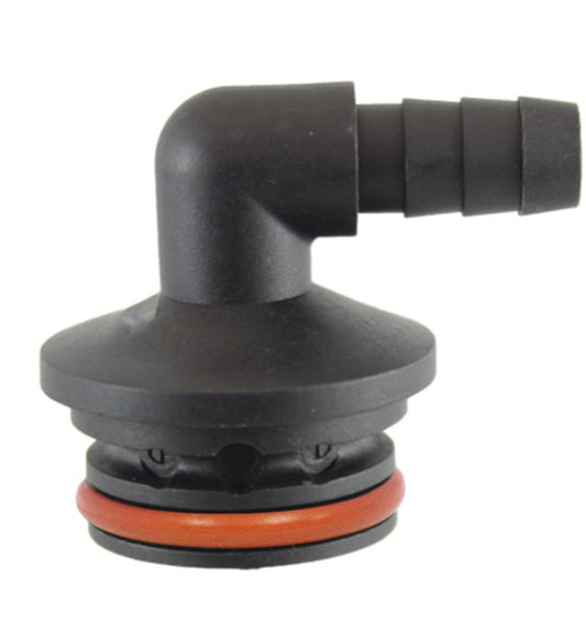 Wilger 1/2" Hose Barb Elbow FKM – Durable High-Quality Fitting for Fluid Connections